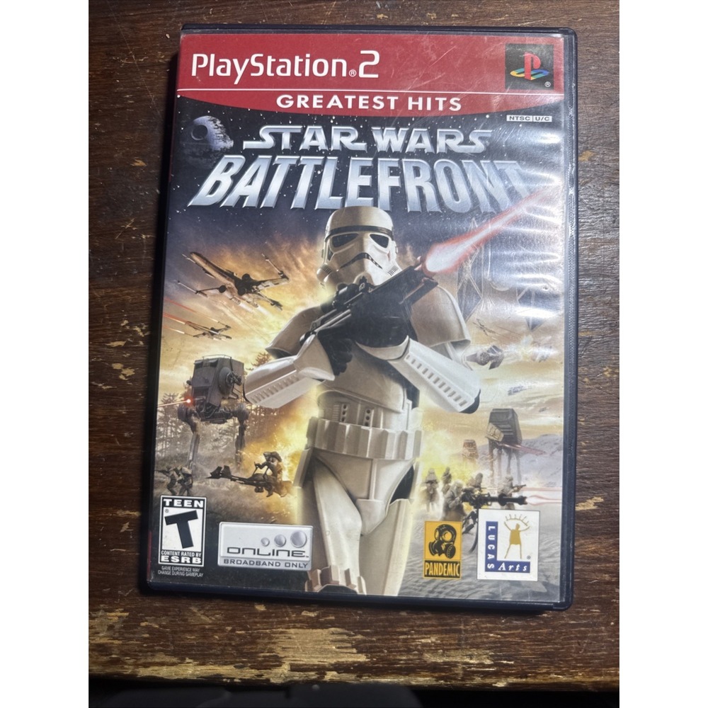 Star Wars: Battlefront (Sony PlayStation 2, 2004) No manual